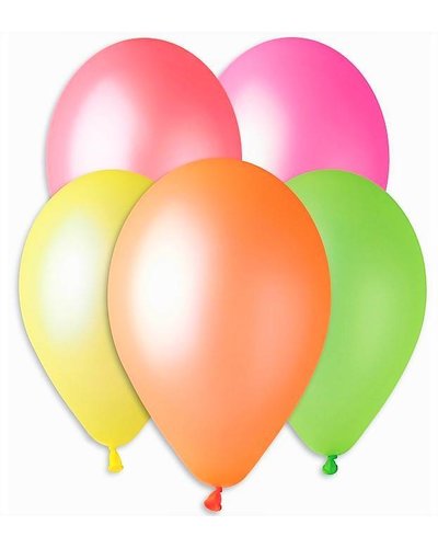 GoDan S. A. 5 ballonnen in neon kleuren