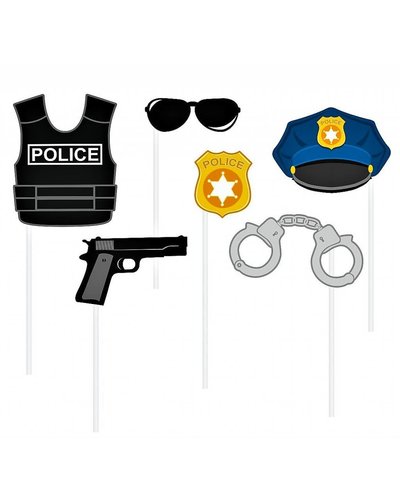 GoDan S. A. Foto requisieten set politie party