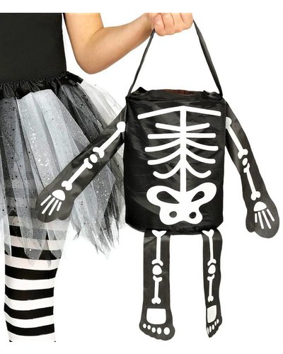 Fiestas Guirca Halloween tas snoepzak "skelet"