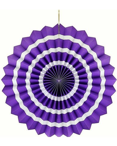 GoDan S. A. Papierwaaier lila-wit