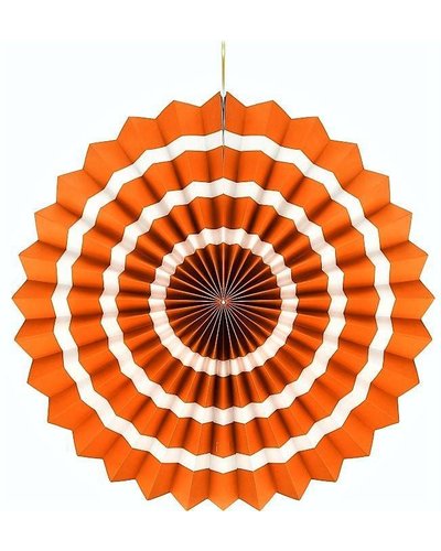 GoDan S. A. Papierwaaier oranje-wit