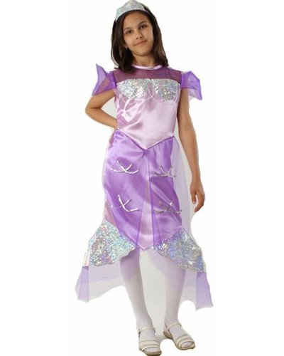 Magicoo Zeemeermin jurk lila kind