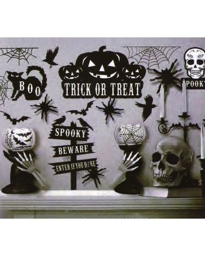 Magicoo Halloween wanddecoratie om op te plakken 70x25 cm