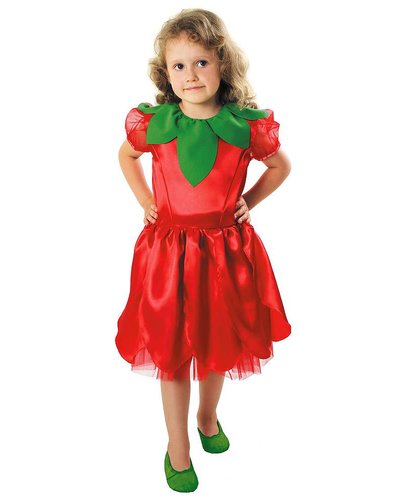 Magicoo Rode bloem kostuum kinderen