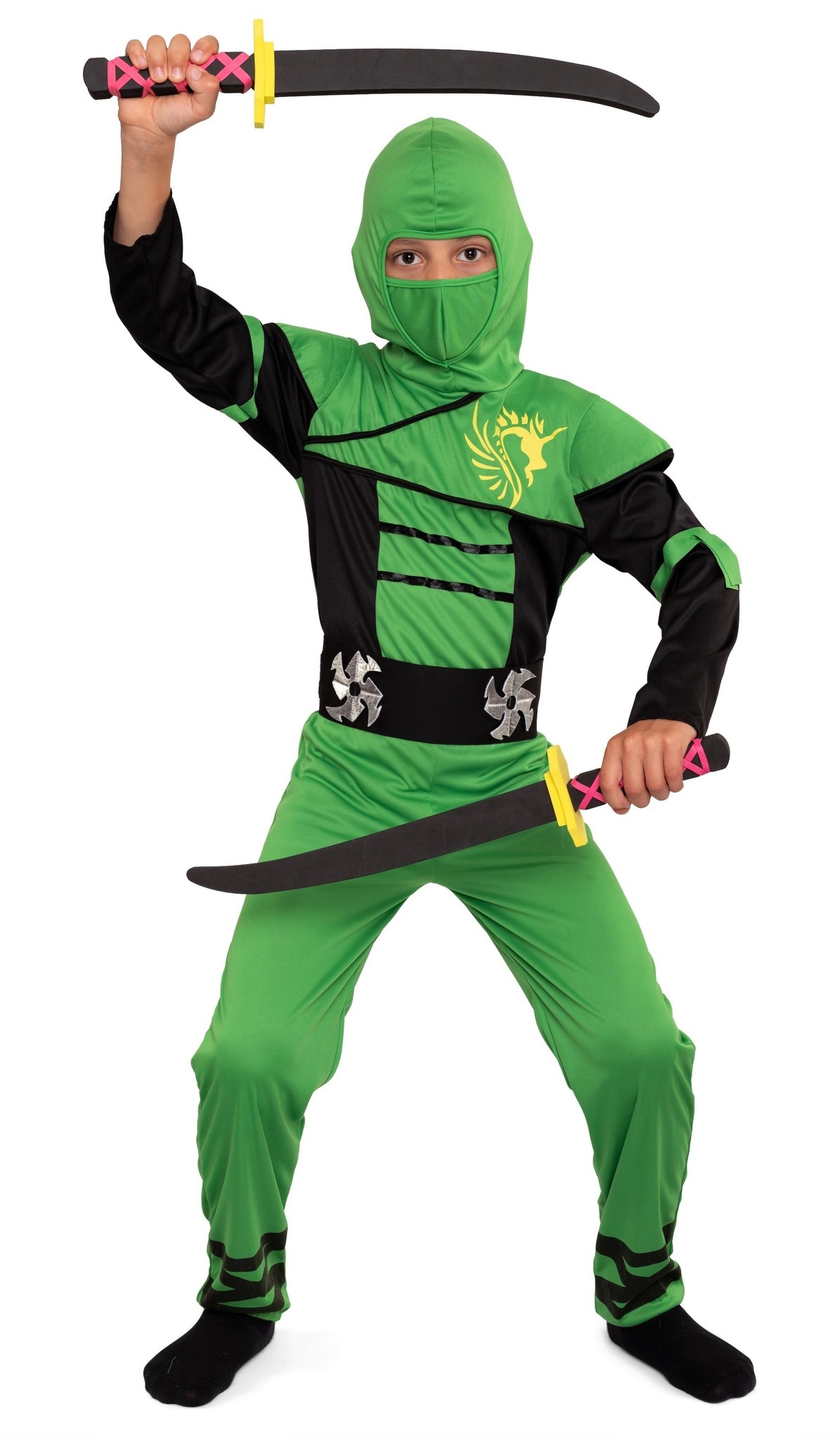 aardappel Trechter webspin angst Groen ninja pak voor kinderen - Magicoo