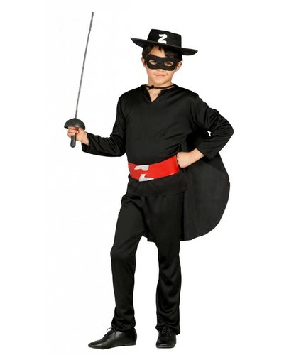 Fiestas Guirca Zorro pak voor jongens