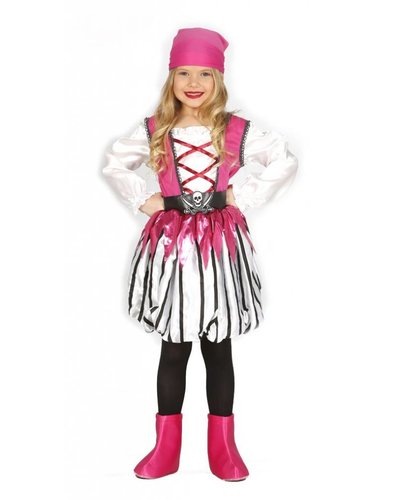 Fiestas Guirca Roze piratenpak meisjes