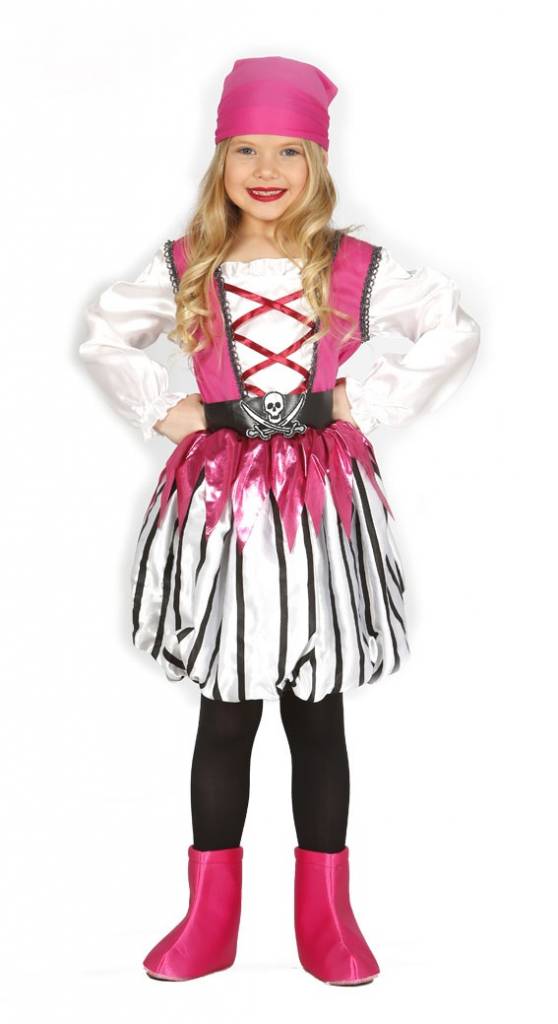 artikel gegevens Maak los Roze piratenpak voor meisjes|Magicoo.nl - Magicoo