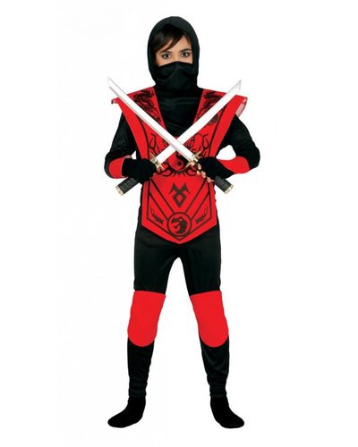 Fiestas Guirca Ninja pak kind rood