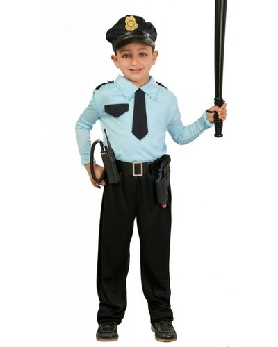 Fiestas Guirca Politie uniform kinderen