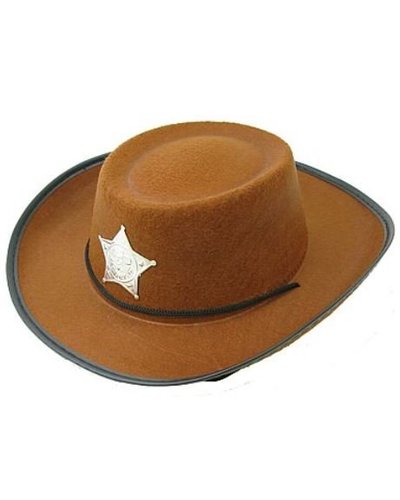 Fiestas Guirca Bruine cowboyhoed voor kinderen