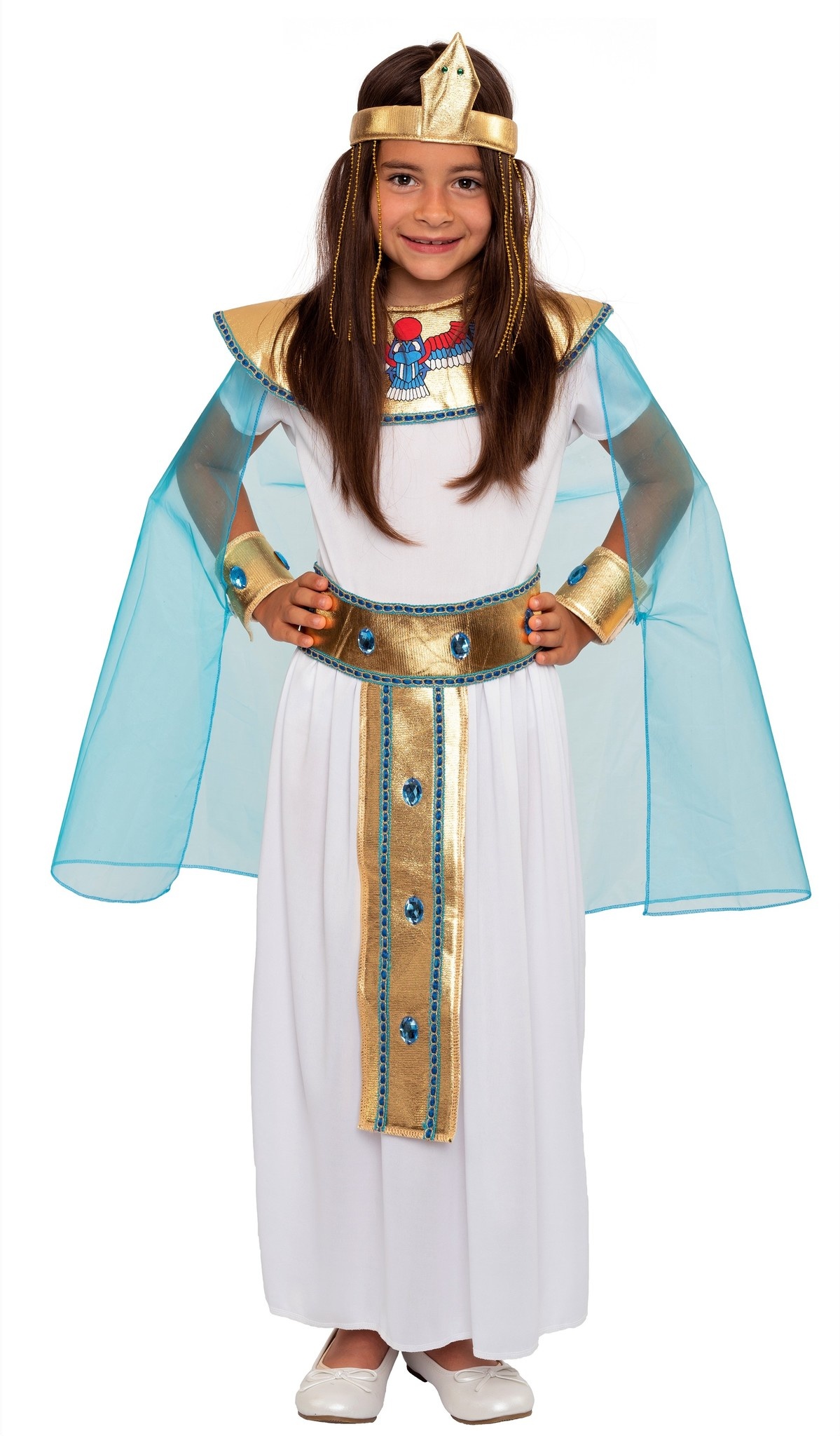 Morph Cleopatra Girls' Fancy Dress Costume for Girls, Size L