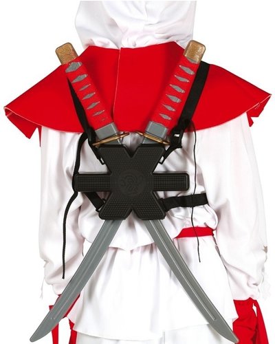 Fiestas Guirca 2 ninja samurai zwaarden voor kinderen