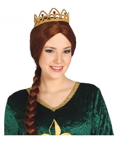 Fiestas Guirca Prinsessen tiara goud