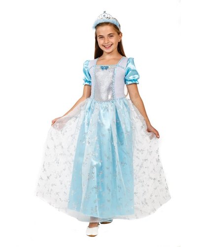 Magicoo Blauwe prinsessenjurk Ijsprinses