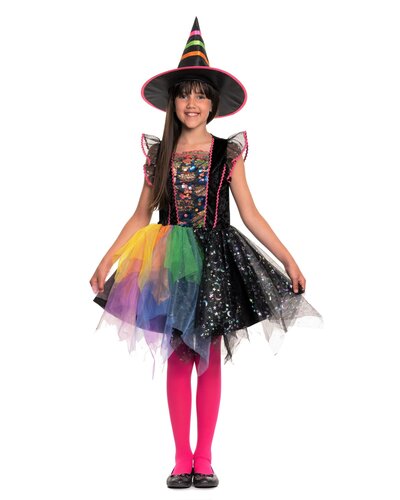 Magicoo Heksenjurk Halloween heksen kostuum voor meisjes
