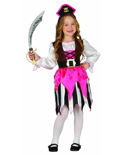 Fiestas Guirca Roze piratenpak meisjes