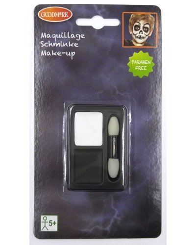 Goodmark Halloween schminkset zwart-wit