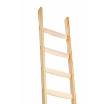 Enkele houten ladder - Laatste items wegens beëindiging fabriek