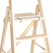 Houten plateautrap (grenen) Houten plateautrap (grenen)