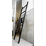OAKcreators Badkamer ladder eikenhout zwart gelakt