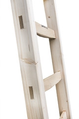 Houten bouwladder voor bouwbedrijven en aannemers