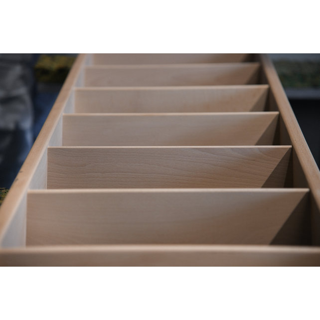 Houten zoldertrap beuken (meubelmakerstrap)