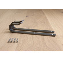 Stalen bevestigingshaken set