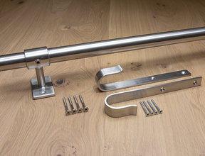RVS ophangsysteem compleet met haken (60cm)