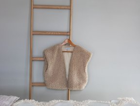 Decoratie ladder nature eiken