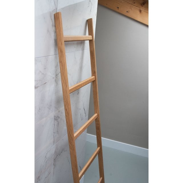 Handdoek ladder nature eiken