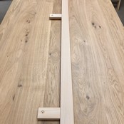 Doorlopende  trapleuning 150cm (beuken)