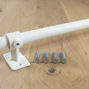 Witte bevestigingsstang