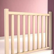 Square Wood vurenhout balustrade - lengte 154 cm