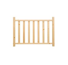 Square Wood vurenhout balustrade - lengte 154 cm