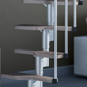 Houston vaste ruimtebesparende trap - 63 cm breed