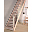 SOGEM Tradi Eco vaste trap recht beukenhout - 80 cm breed