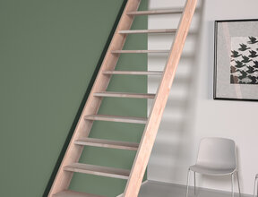 Alsace vaste trap recht beuken - 70 cm