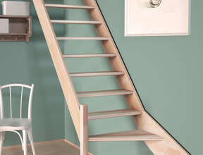 Alsace vaste trap kwartslag beuken - 70 cm