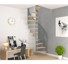 Sigma vaste ruimtebesparende wenteltrap zilvergrijs