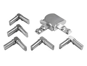 Pure Titanium hoekverbinding