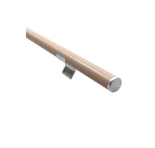 Trapleuning beukenhout 200 cm / 300 cm