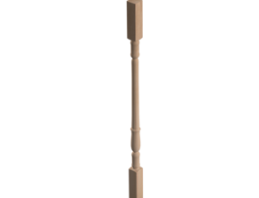 Gedraaide spijl klassiek eik 92cm (BT1)