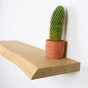 Maatwerk wandplank  boomstam