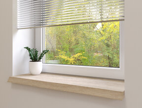 Maatwerk boomstam vensterbank zonder oortjes