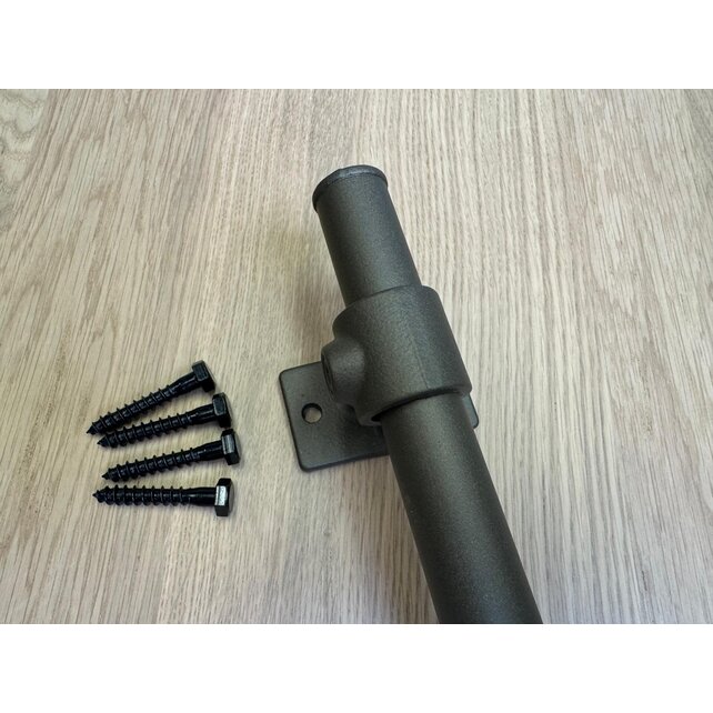 Bronskleurige bevestigingsstang 60cm