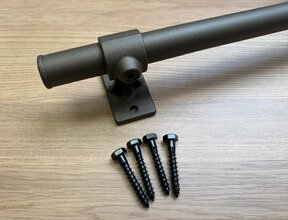 Bronskleurige bevestigingsstang 60cm