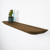 S512 - facet notenkleur gelakt - 200 cm