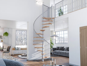 Sigma vaste ruimtebesparende wenteltrap