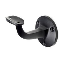 Draagbeugel trapleuning messing -RAL9005